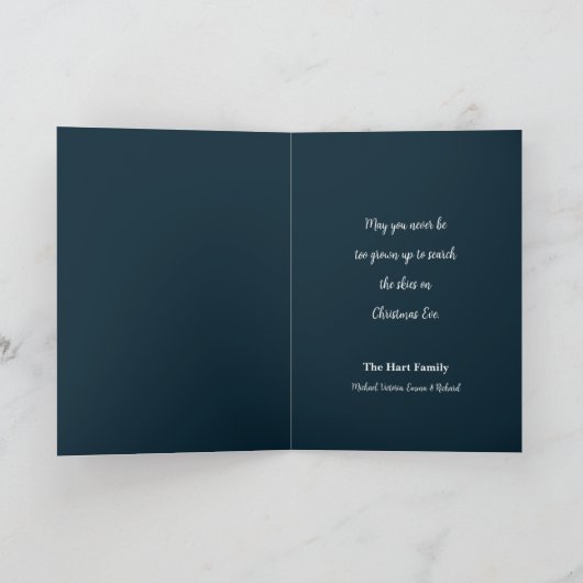 ビクトリアンクリスマスの家 シーズンカード (内部)