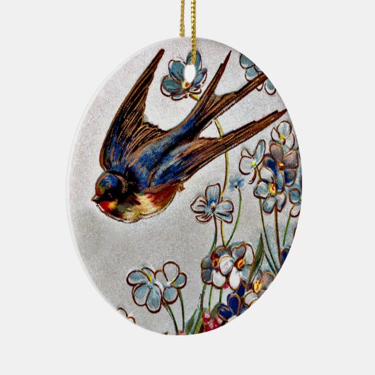 ビクトリアンクリスマスの飾り セラミックオーナメント (右)