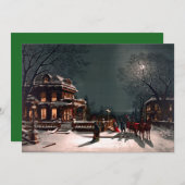 ビクトリアンクリスマスイブパーティーマンションスレイスノー 招待状 (正面/裏面)