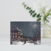 ビクトリアンクリスマスイブパーティー冬季馬車 シーズンポストカード (スタンド正面)