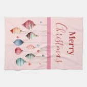 ビクトリアンクリスマスオーナメント キッチンタオル (横)