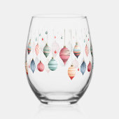 ビクトリアンクリスマスオーナメント ステムなしワイングラス (右)