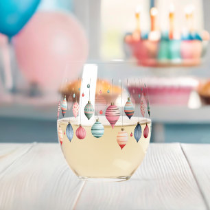 ビクトリアンクリスマスオーナメント ステムなしワイングラス