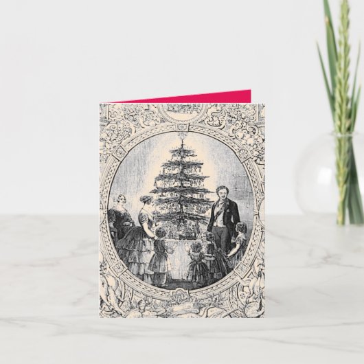 ビクトリアンクリスマスカードビクトリア&エドワード シーズンカード (正面)