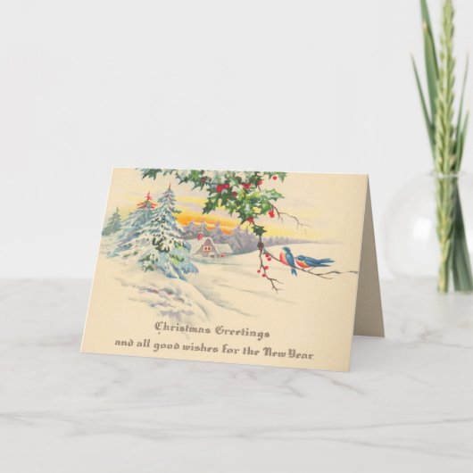 ビクトリアンクリスマスカード シーズンカード (正面)