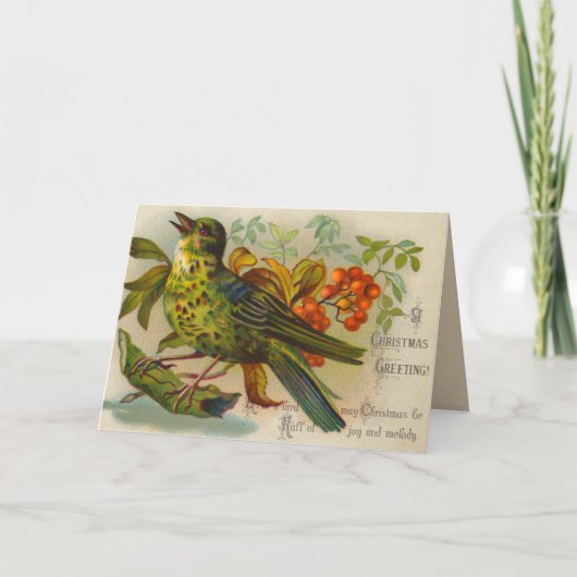 ビクトリアンクリスマスカード シーズンカード (正面)