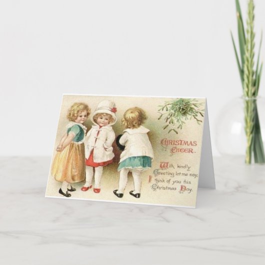 ビクトリアンクリスマスグリーティングカード シーズンカード (正面)