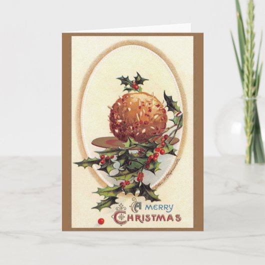 ビクトリアンクリスマスグリーティングカード シーズンカード (正面)