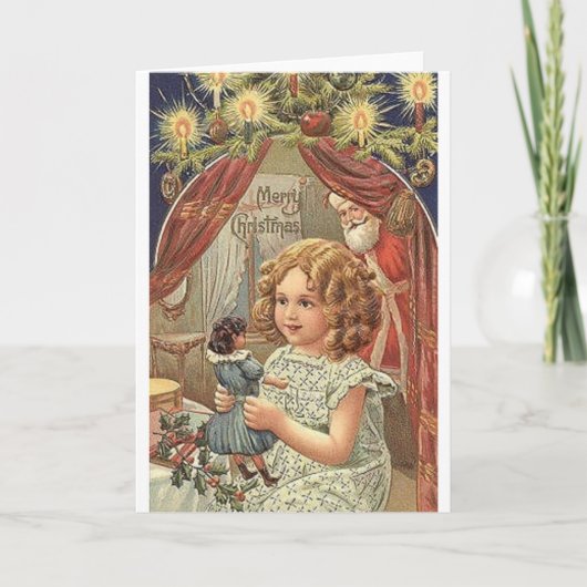 ビクトリアンクリスマスグリーティングカード シーズンカード (正面)