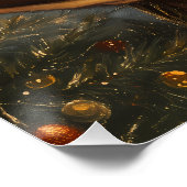 ビクトリアンクリスマスグローアートポスター ポスター (コーナー)