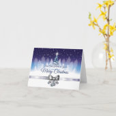 ビクトリアンクリスマススター折り紙カード カード (黄色い花)