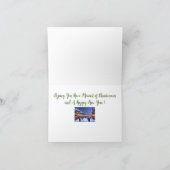 ビクトリアンクリスマススノーシーンカード シーズンカード (内部)