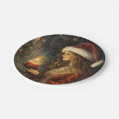 ビクトリアンクリスマスチャームプレート ペーパープレート (アングル)