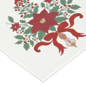 ビクトリアンクリスマステーブルランナー – 赤と緑 ショートテーブルランナー (コーナー)