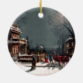 ビクトリアンクリスマスパーティーオーナメント セラミックオーナメント (裏面)