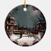 ビクトリアンクリスマスパーティーオーナメント セラミックオーナメント (裏面)