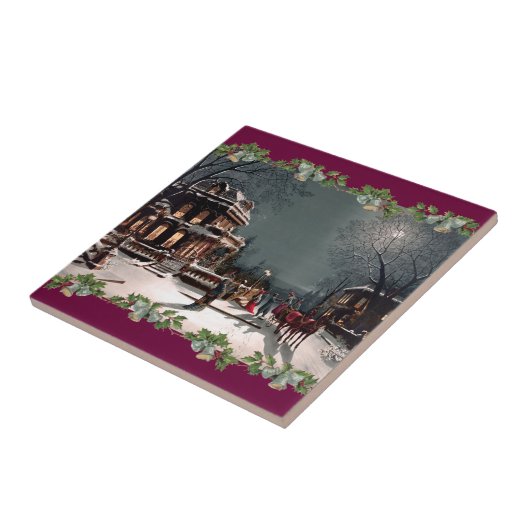 ビクトリアンクリスマスパーティータイル タイル (側面)