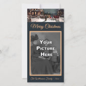 ビクトリアンクリスマスパーティーフォトカード シーズンカード (正面)