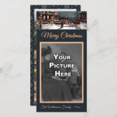 ビクトリアンクリスマスパーティーフォトカード シーズンカード (正面/裏面)