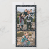 ビクトリアンクリスマスパーティーフォトカード シーズンカード (裏面)