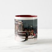 ビクトリアンクリスマスパーティーマグカップ ツートーンマグカップ (中央)