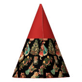 ビクトリアンクリスマスパーティー帽子 パーティーハット (裏面)