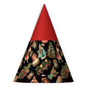 ビクトリアンクリスマスパーティー帽子 パーティーハット (左)