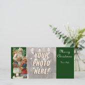 ビクトリアンクリスマスフォトカード シーズンカード (スタンド正面)