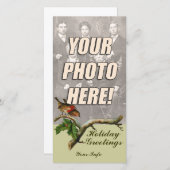 ビクトリアンクリスマスフォトカード シーズンカード (正面/裏面)