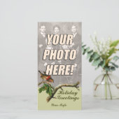 ビクトリアンクリスマスフォトカード シーズンカード (スタンド正面)