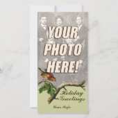 ビクトリアンクリスマスフォトカード シーズンカード (正面)