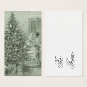 ビクトリアンクリスマスプレゼントラベル (正面&裏面)