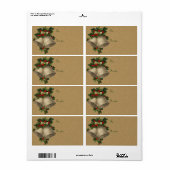 ビクトリアンクリスマスベル ラベル (フルシート)