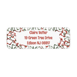 ビクトリアンクリスマスポリゴン ラベル