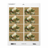 ビクトリアンクリスマスラベル ラベル (フルシート)