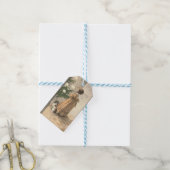 ビクトリアンクリスマスレトロヴィンテージ休日 ギフトタグ (より糸付き)