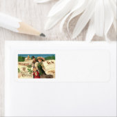 ビクトリアンクリスマスヴィンテージ住所 シール (インサイチュ)