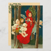 ビクトリアンクリスマス妖精の国カード シーズンカード (正面/裏面)