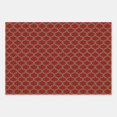 ビクトリアンクリスマス家宝の休日 ラッピングペーパーシート (正面2)