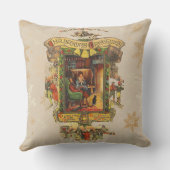 ビクトリアンクリスマス用挨拶まくら クッション (裏面)