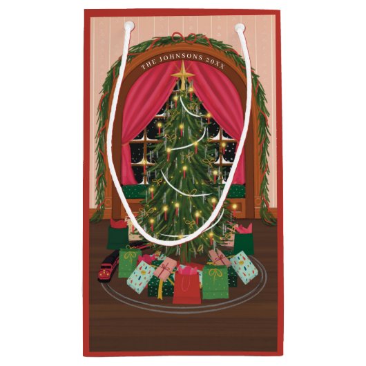 ビクトリアンクリスマス スモールペーパーバッグ (裏面)