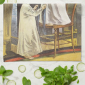 ビクトリアンクリスマス、子どもクリスマスストッキング キッチンタオル (折り畳み)