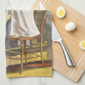 ビクトリアンクリスマス、子どもクリスマスストッキング キッチンタオル (四つ折り)