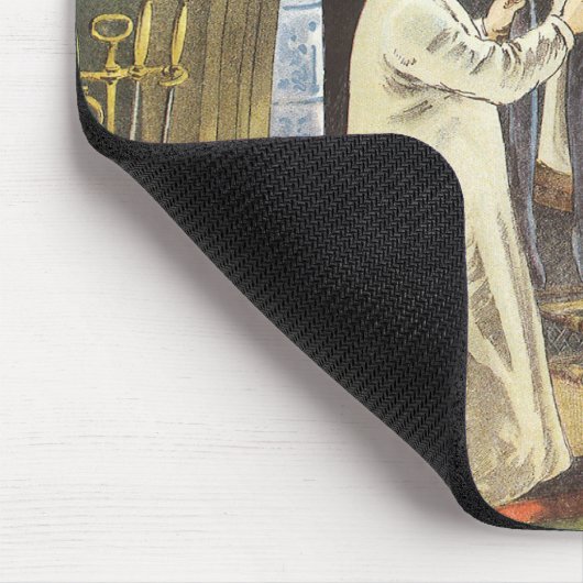 ビクトリアンクリスマス、子どもクリスマスストッキング マウスパッド (コーナー)