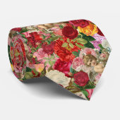 ビクトリアンケルブとバラスクラップブックチンツィレトロ ネクタイ (ロール)