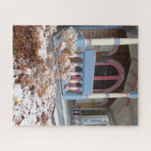 ビクトリアンコテージイン雪 – マーサのブドウ畑 ジグソーパズル (横)