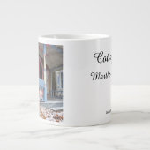 ビクトリアンコテージイン雪 – マーサのブドウ畑 ジャンボコーヒーマグカップ (正面)