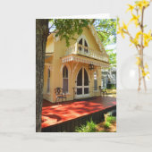 ビクトリアンコテージインSun - Martha's Vineヤード カード (黄色い花)