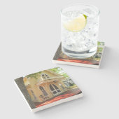 ビクトリアンコテージインSun - Martha's Vineヤード ストーンコースター (横)