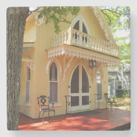 ビクトリアンコテージインSun - Martha's Vineヤード ストーンコースター (正面)